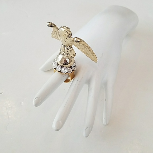 GASOLINE GLAMOUR GOLD EAGLE RING - Picture 3 of 5